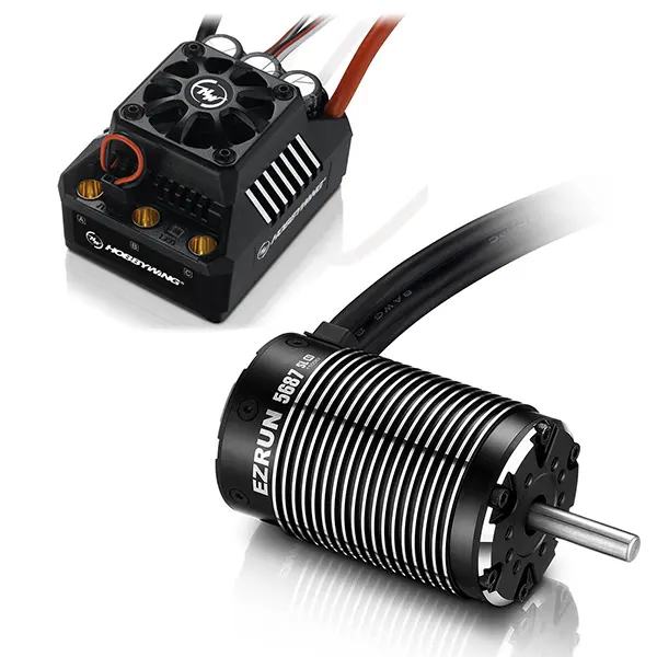 Hobbywing Combo Ezrun Max6 Esc 5687-1100Kv Motor (Black) 8Mm – 300-400