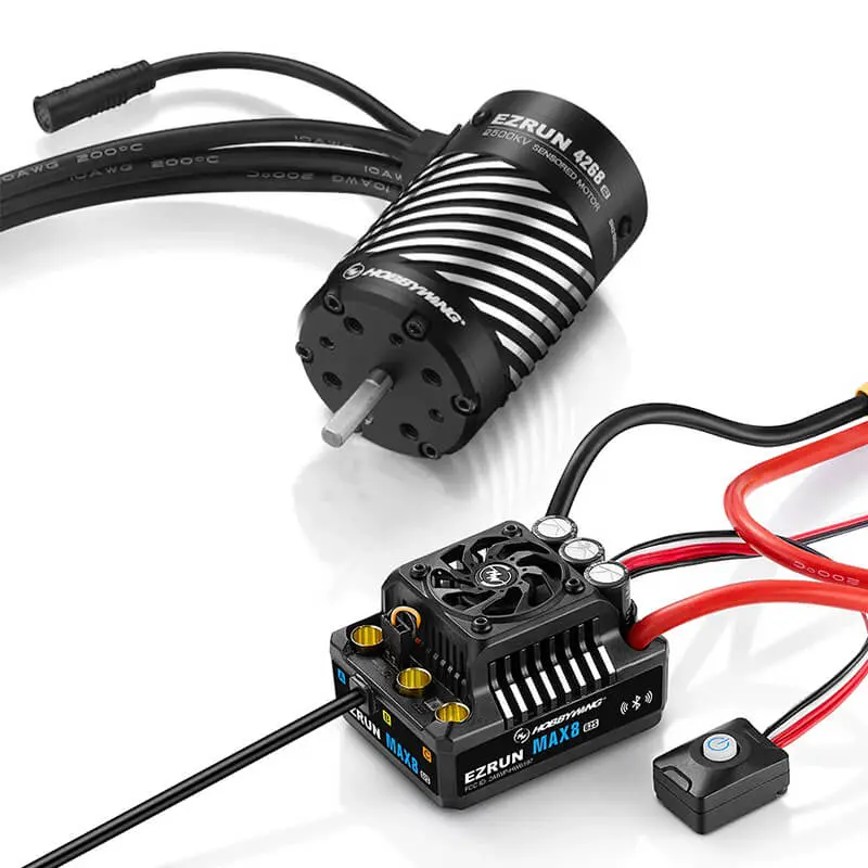 Hobbywing Combo Ezrun Max8 G2S Esc 4268Sd-2500Kv G2 Motor – RC Motor & ESC combo