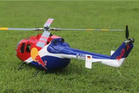 Flywing BO-105 Universal RC Helicopter RTR 'ed the bull ltd edition – RC Helicopters