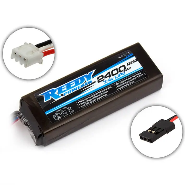 Reedy Lipo Pro Tx/Rx 2400mah 7.4V Flat