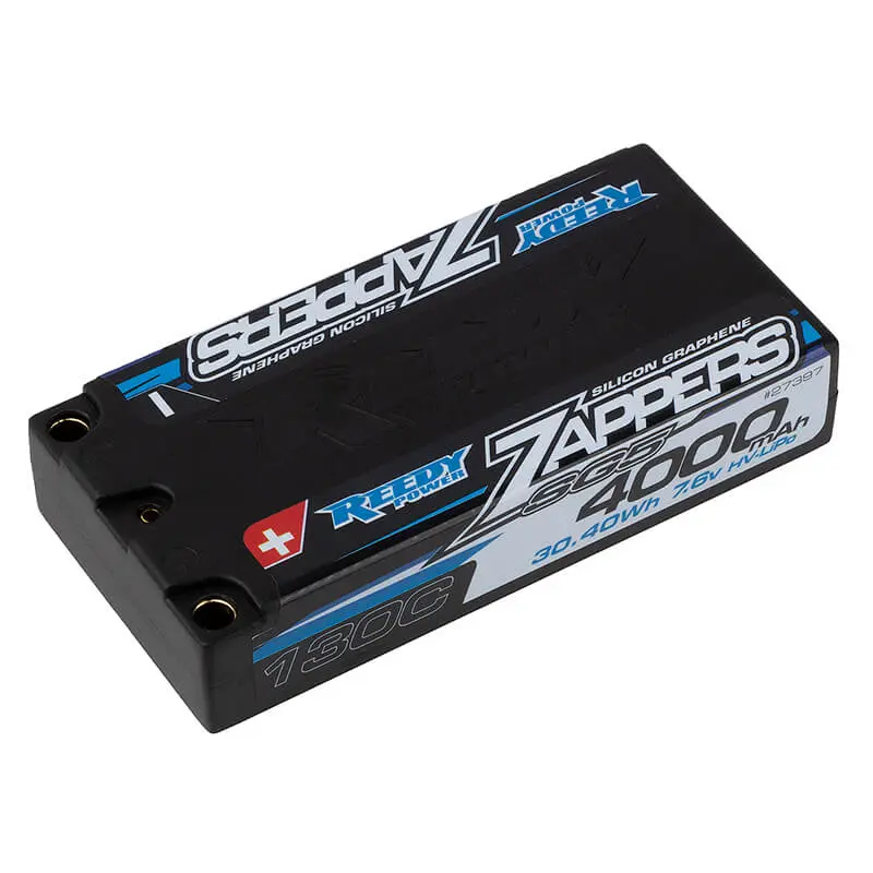 Reedy Zappers 'Sg5' 4000mah 130c 7.6v Lp Shorty Lipo Battery