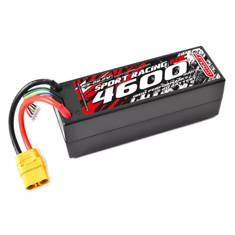 Corally Power Racing 60c Lipo Battery 4600mah 22.2v Xt90 6s