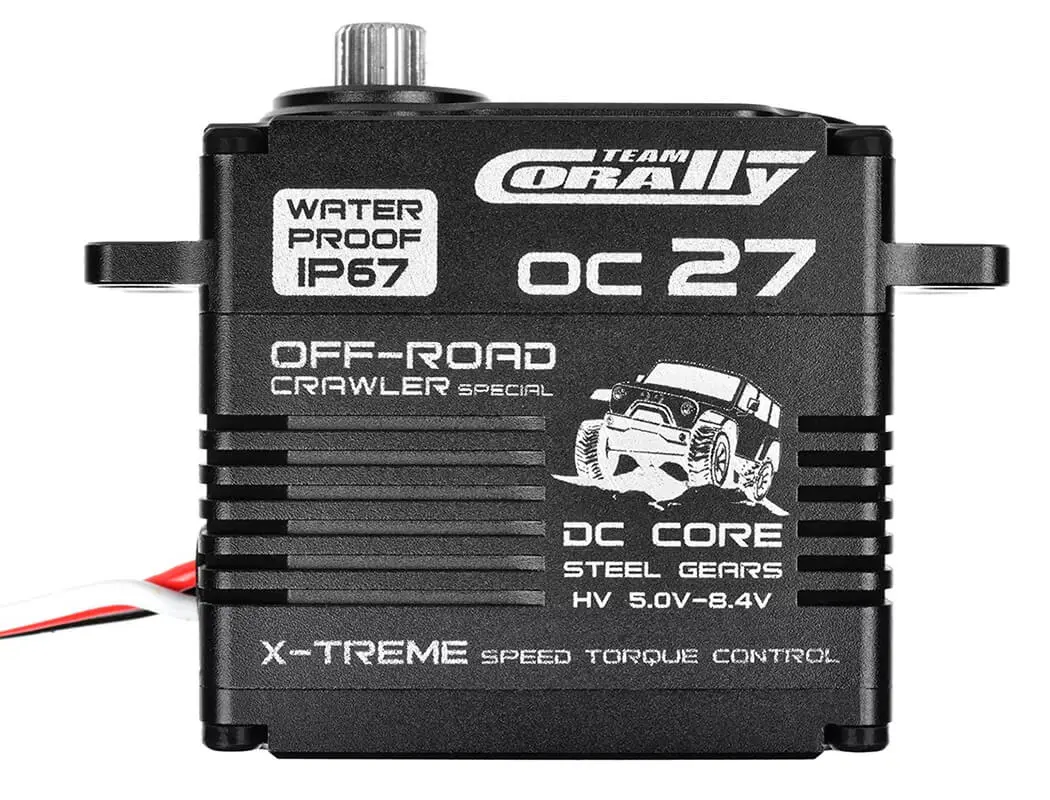 Corally Oc27 Hv Digital Servo 5-8.4V Ip67 Steel Gear Alloy C – view 3