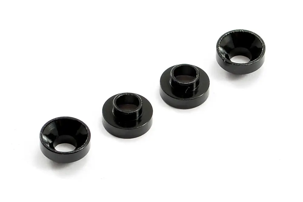 Centro Aluminium Servo Mount Collars (4) - Black – view 2