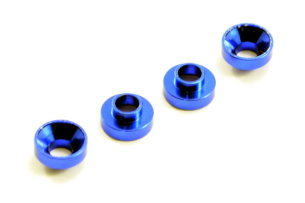 Centro Aluminium Servo Mount Collars (4) - Blue – view 2