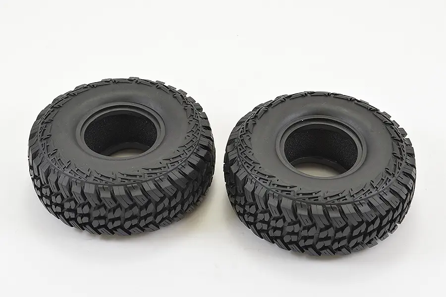 Fastrax Cutter Supersoft Tyre W/Memory Foam 118mm Dia (Pr) 1.9 Scale Tyre – view 2