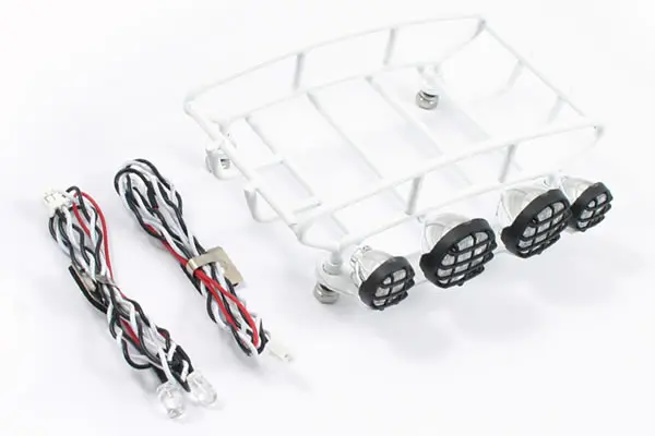 Fastrax Rounded Luggage Tray W/Led &amp; Lights (Sm/White) – view 2