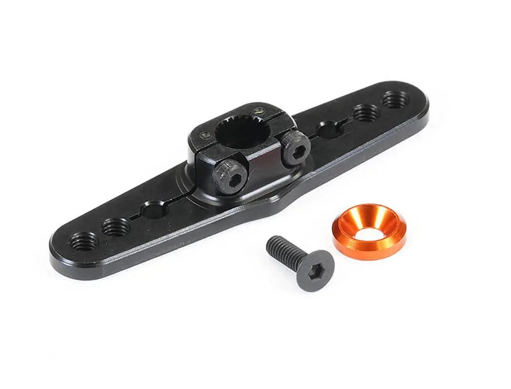 Fastrax 24t Black Aluminium Double Servo Horn (Hitec) – view 2
