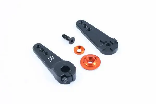 Fastrax 15t Jumbo Black Alum 3-in-1 Servo Horn (Sav/Mul/Hi) – view 6