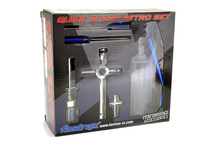 Fastrax Nitro Starter Set (Euro Plug) With 3000mah Glow Starter – view 2