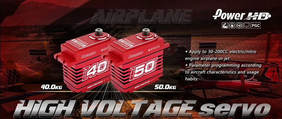 Servo Powerhd a-40chv Plane Coreless Alu Case Hv Progr (40kg/0.10s) – view 3