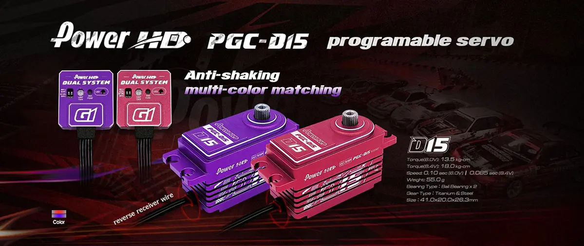 Power HD Gyro G1 Drift Dual System Full Red – view 3