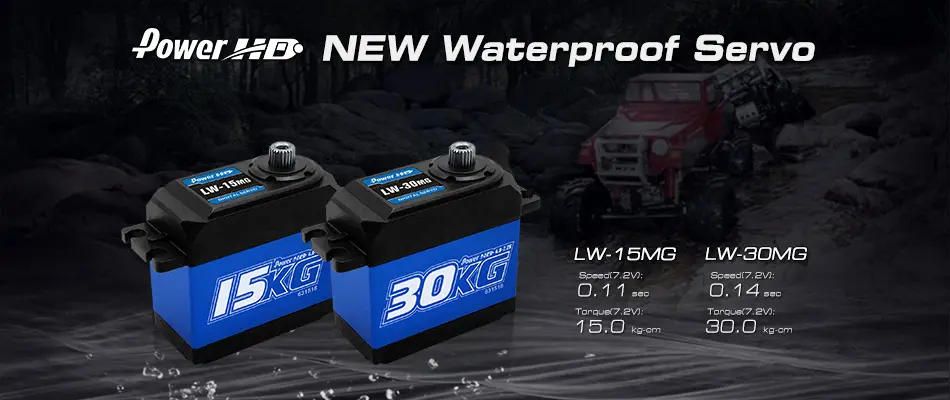 Servo Power Hd Lw-30mg Mg Digital Waterproof Hv 30.0kg/0.14s – view 3