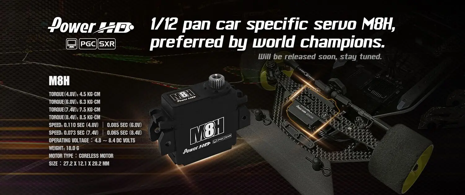 Power Servo HD M8H 1/12 Digital HV 8.5kg/0.065s – view 3