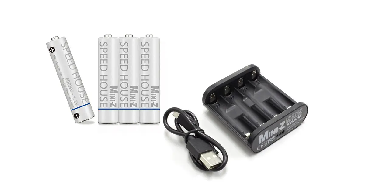 COMBO Speed House Mini-Z AAA &amp; USB Charger (71998B + 72211)