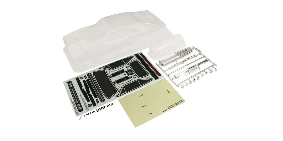 Kyosho Fazer Fz02 1:10 Dodge Charger 1970 Clear Body Set