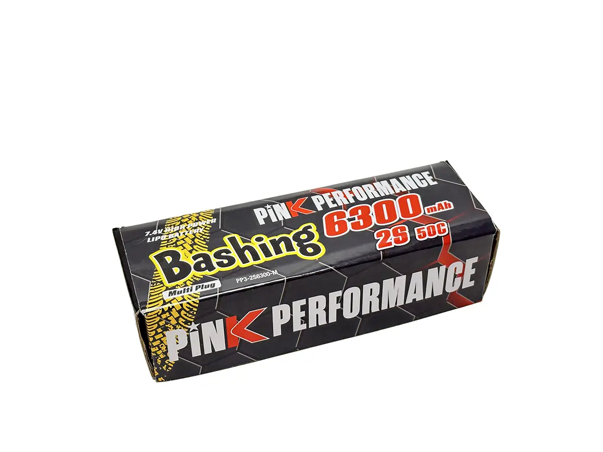 Pink Bashing Lipo 2s 7.4v-6300-50c (Multi) 139x47x25mm 325g