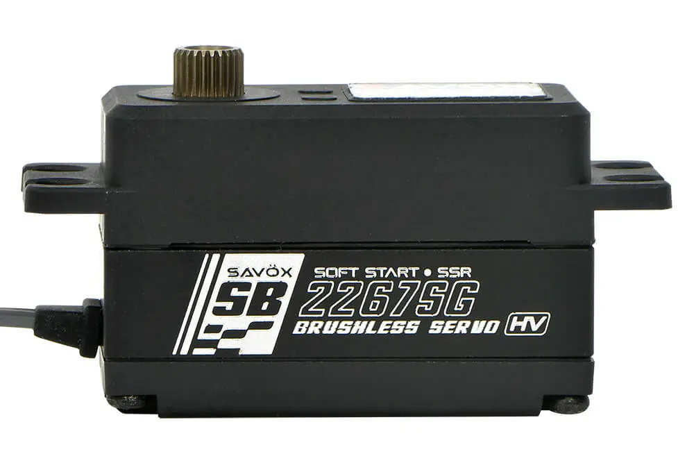 Savox Low Profile Brushless Hi-Torque Digi 25KG/0.08S@7.4V - Black – view 4
