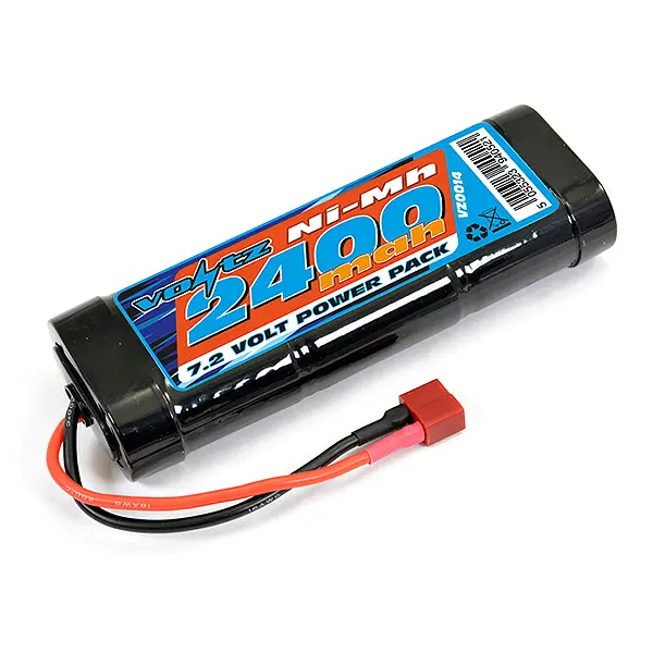 Voltz 2400mah 7.2v Nimh Stick Pack Battery W/Deans Connector
