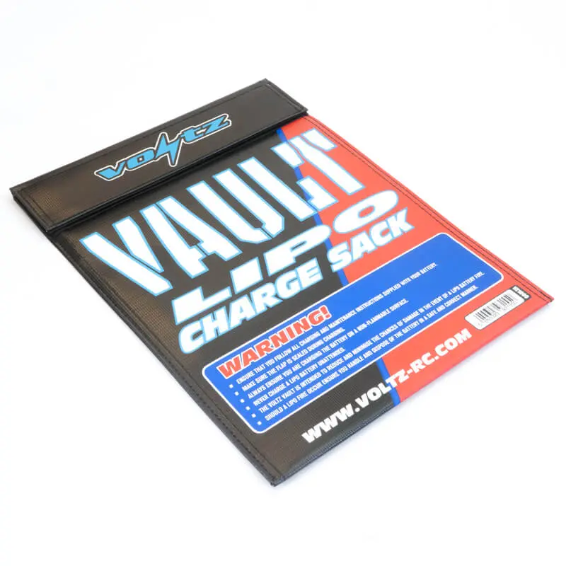 Voltz Charge Vault Lipo Sack/Bag Large 23cm X 30cm
