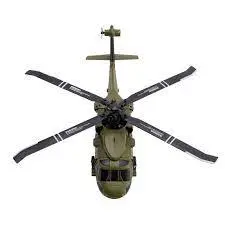 WLtoys XK K170 Black Hawk UH-60L RC Helicopter 4-Channel Brushless with 6-Axis Gyro (RTF) – view 3