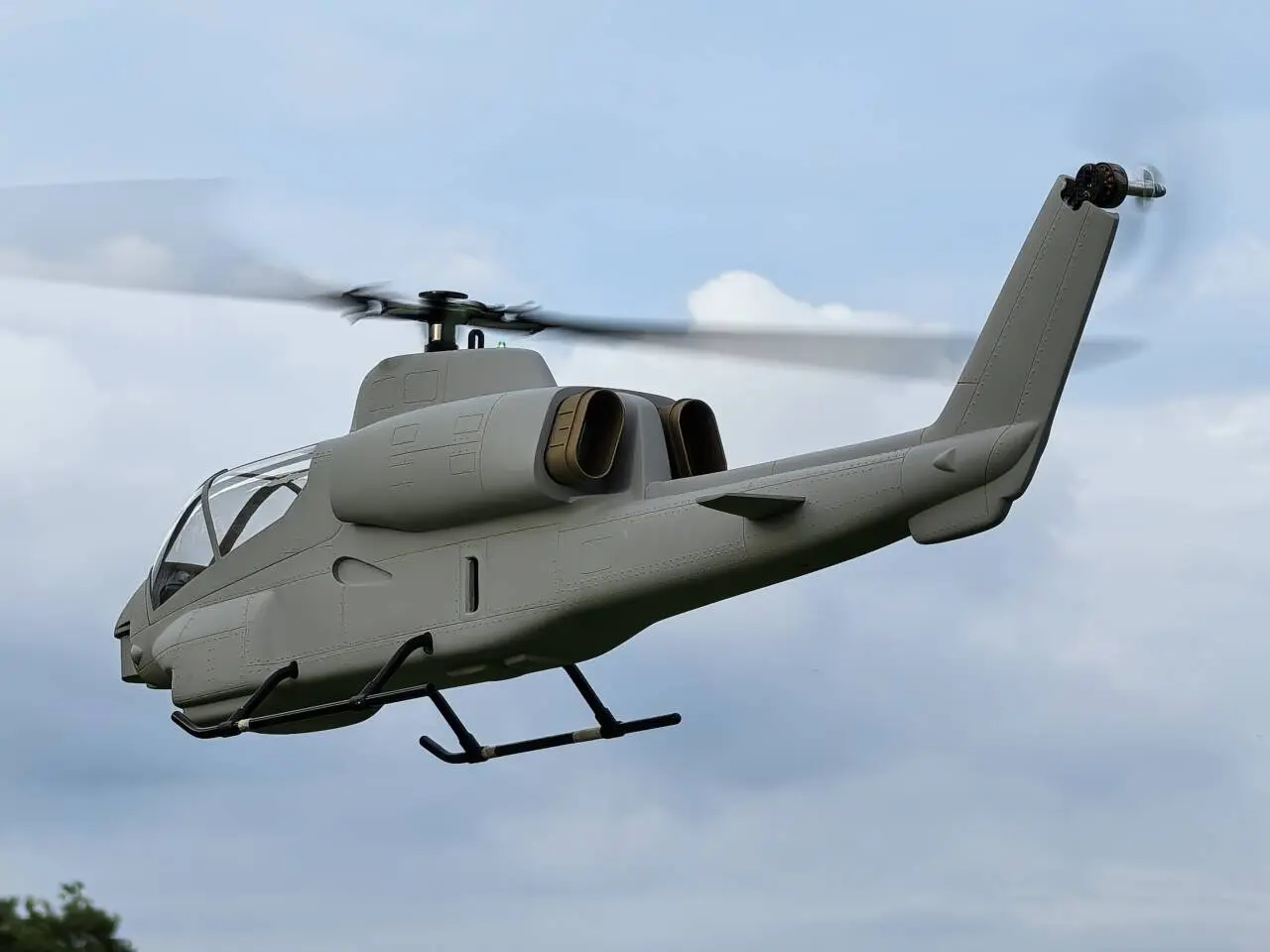 FLISHRC FL500 V2 FLISHRC 500 AH-1 Cobra 500 Size Scale Helicopter GPS RTF – view 20