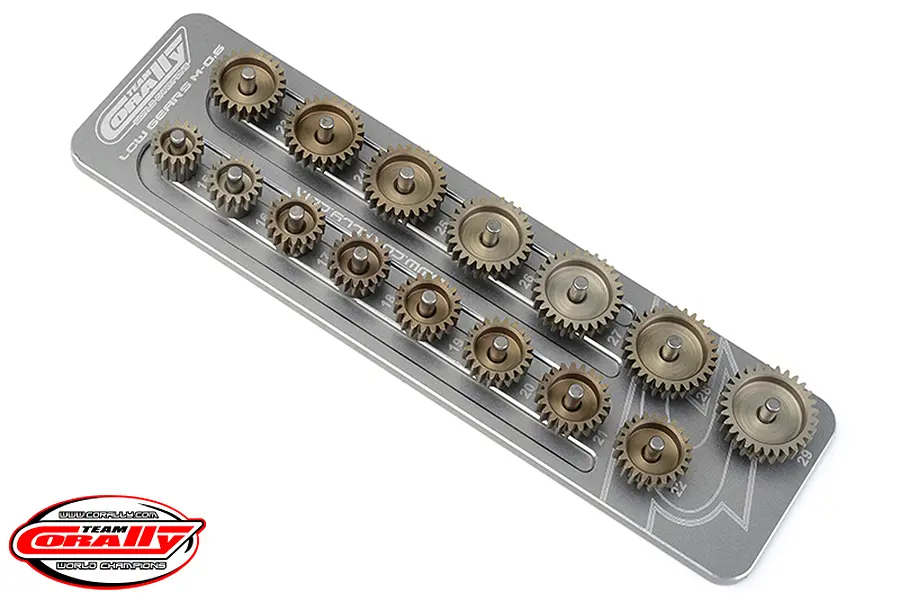 Corally Pinion Caddy M0.6 15 Pinions 3.17MM – view 3