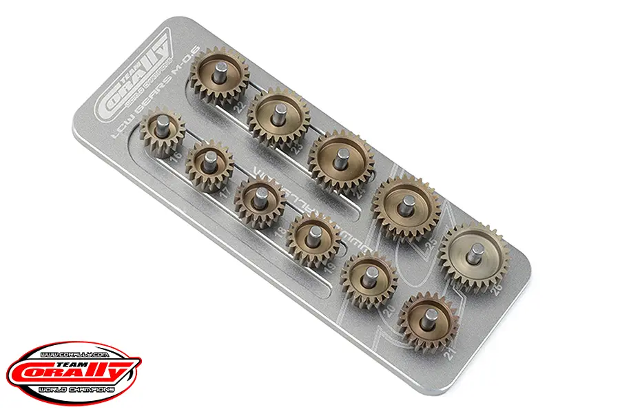 Corally Pinion Caddy M0.6 11 Pinions 3.17MM – view 3