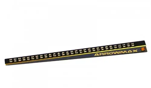 Ultrafine Chassis Ride Height Gauge 28mm (0.1MM) Black Gold
