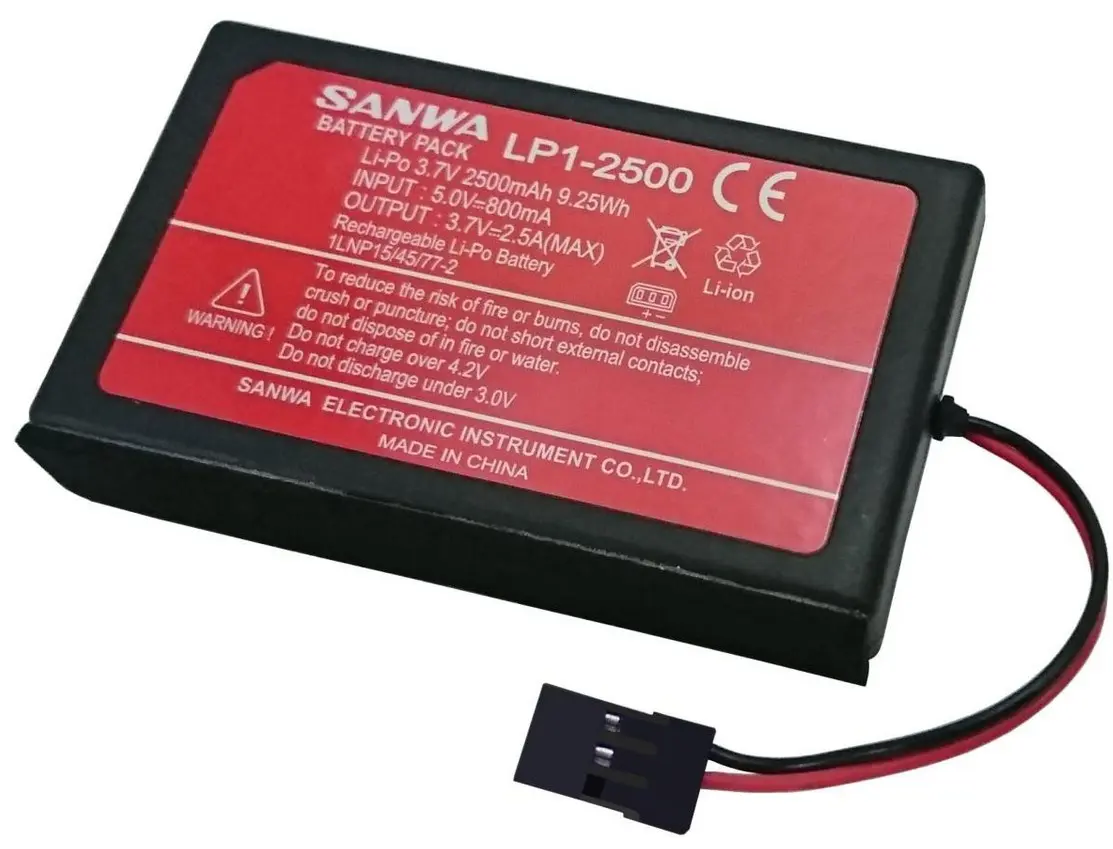 Sanwa Battery Tx Lp1-2500 for Sanwa M17s/Exzes Z Iii