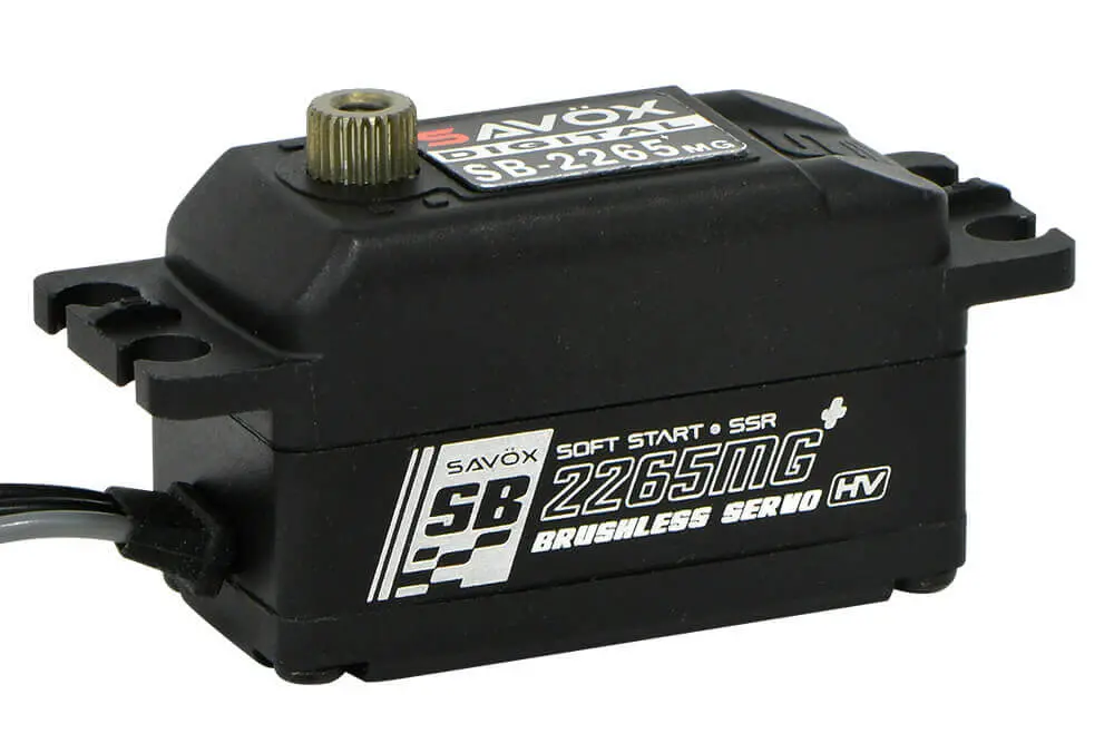 Savox Low Profile Brushless Hv Digi 12kg/0.08s@7.4v Black + – view 2