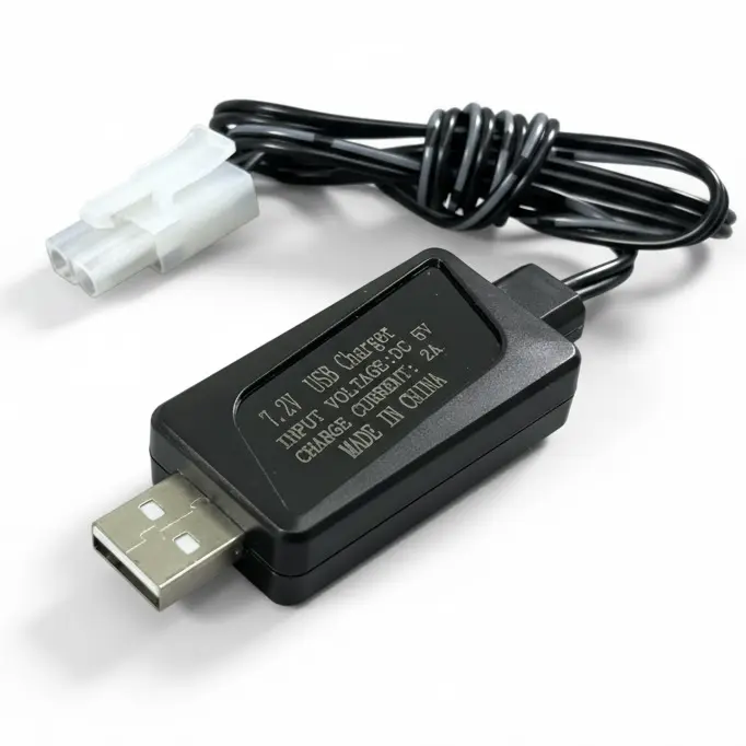 USB cable charger - NiMH 2A/10W.
