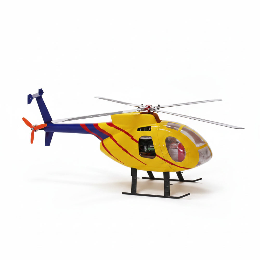 FLISHRC MD500E G-Jive (Yellow) RTF FL450 V5 450 Class/Size Scale RC Helicopter