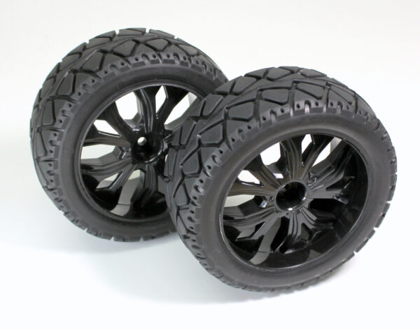 1:10 Buggy Wheel Set "Onroad" front black (2)