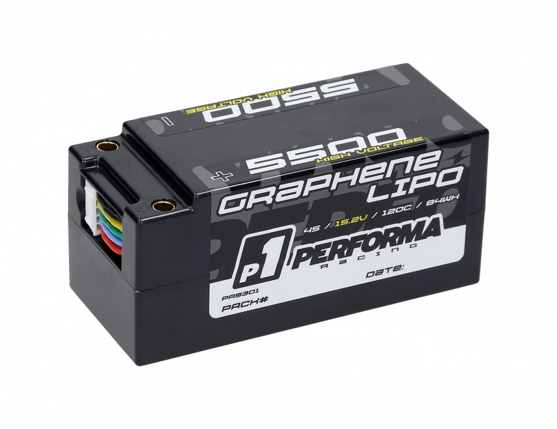 Performa Racing P1 Graphene HV Lipo Shorty 5500 15.2V 120C