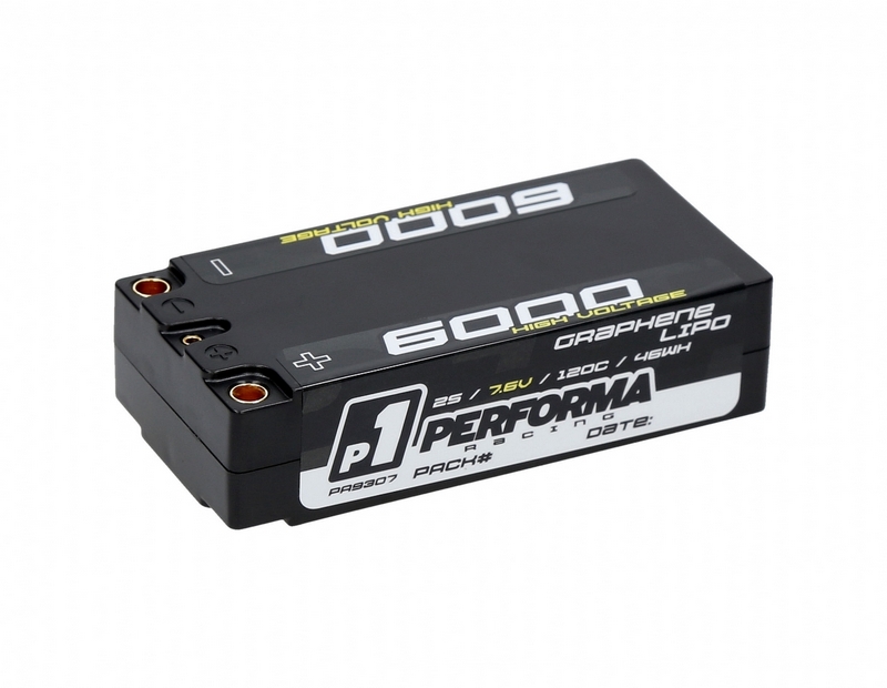 Performa Racing P1 Graphene HV Lipo Shorty 6000 7.6V 120C
