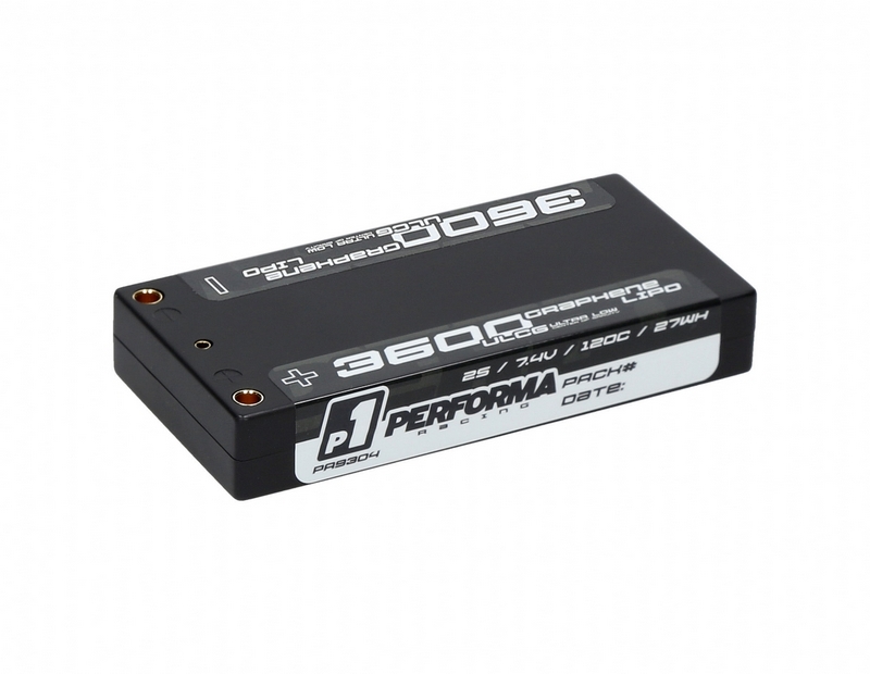 Performa Racing P1 Graphene Lipo Shorty 3600 ULCG 7.4V 120C