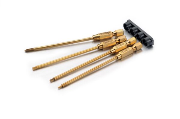 Titanium RC Power Bit Set - Hex 1.5/2.0/2.5 Phillips 3.0